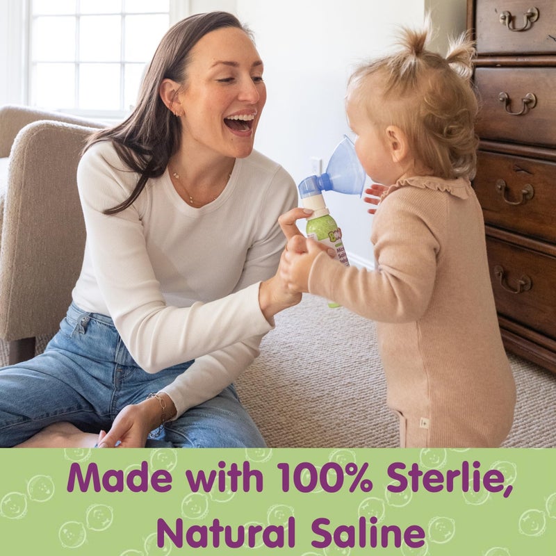 Boogie Micro-Mist Saline Inhaler, Baby Nose Congestion Relief, Nasal Spray for Kids, Pediatrician Recommended, HSA/FSA Eligible, Unscented, 1.7 oz (Pack of 1) - Image 5