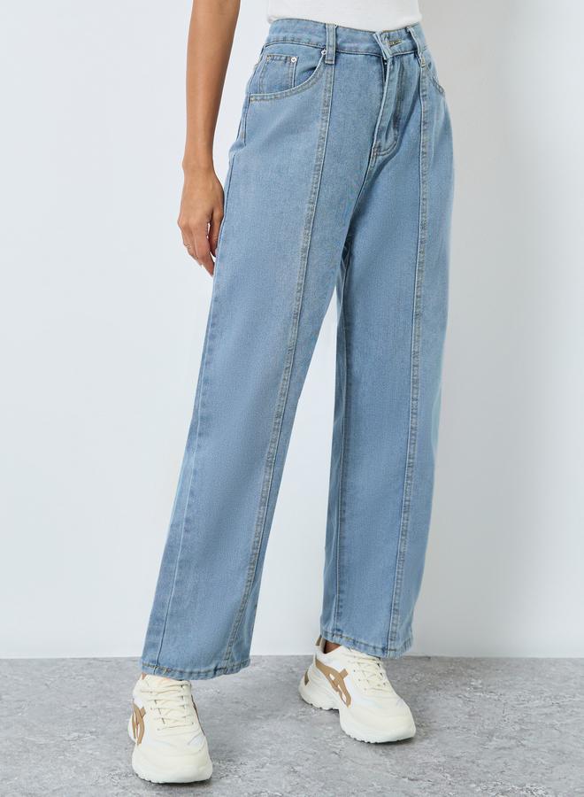 Styli High Rise Relaxed Fit Jeans - Image 2
