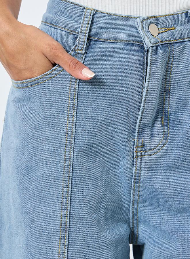 Styli High Rise Relaxed Fit Jeans - Image 3