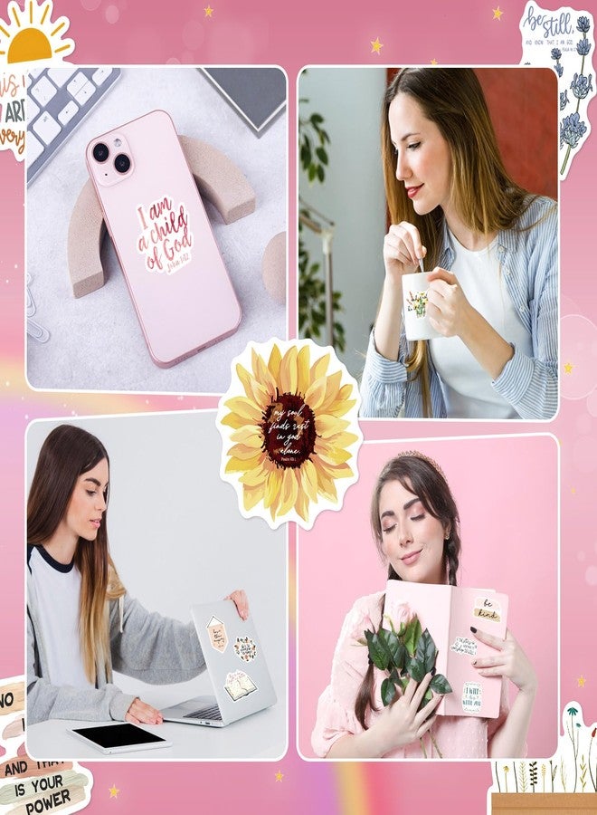 Joyline Bible Verse Stickers for Kids & Adults - 150pcs Christian Inspirational Stickers for Journaling, Scrapbooking, Water Bottle, Laptop, and More - Perfect for Encouragement and Faith-Based Activities - Image 4