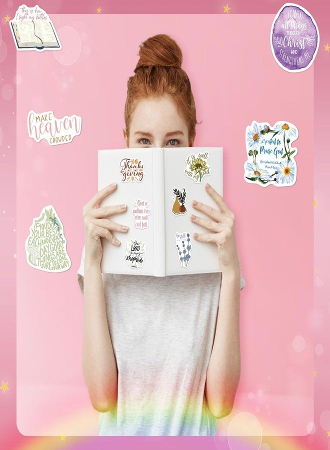 Joyline Bible Verse Stickers for Kids & Adults - 150pcs Christian Inspirational Stickers for Journaling, Scrapbooking, Water Bottle, Laptop, and More - Perfect for Encouragement and Faith-Based Activities - Image 5