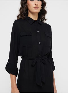 Ginger Button Down Utility Style Playsuit  - Image 3