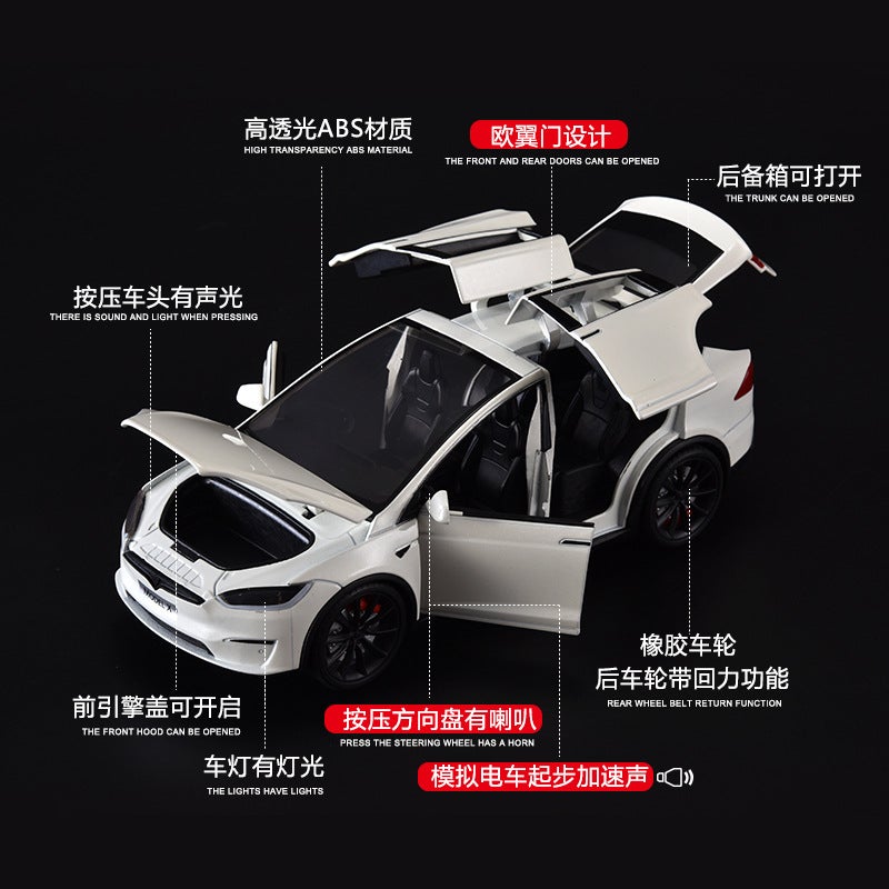 Boxed 1:24 Modelx Six-Door Imitation Tram Car Alloy Model Gift Sale - Image 3