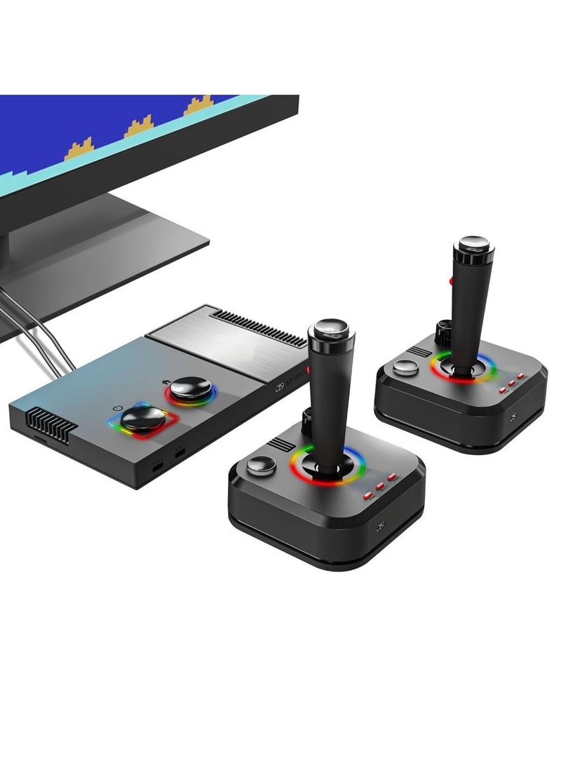 Game Station Pro  Video Game Console With 200+ Games Wireless Joysticks RGB LED Lights - Image 2