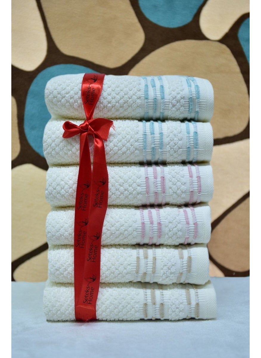 Bronie 6-Piece Towel Mint Beige Powder - pzsku/Z4D2895DF96318CFE87E2Z/45/_/1739953805/acabe527-f9ff-4f08-bf66-6f29e71d14b3