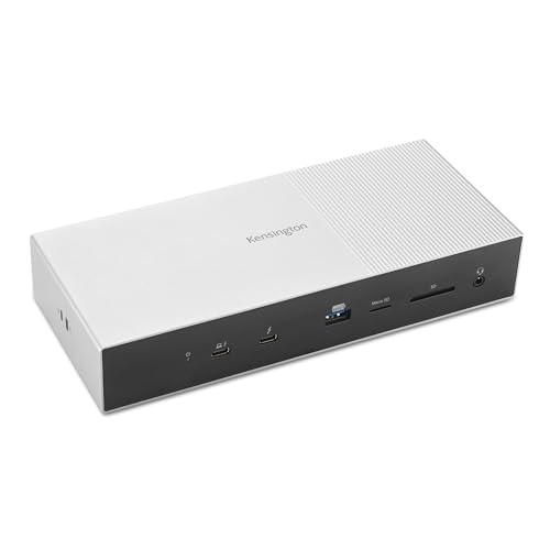 Kensington SD5000T5 Thunderbolt 5 Docking Station – Dual Display for MacBooks M1/M2/M3/M4 Pro and Max; Triple Display for Windows TB5; TB4 Compatible, 140W Power Delivery (K35201NA) - Image 1