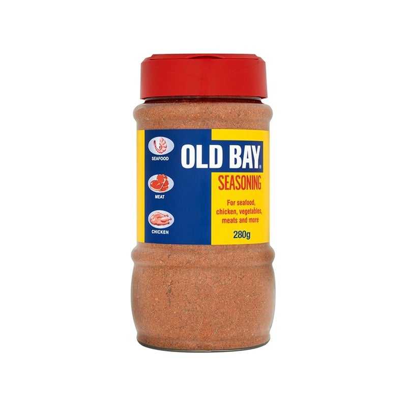 أولد باي McCormick Old Bay Seasoning, Blend of Zesty Savoury Herbs & Spices, Perfect for Meat, Poultry & Seafood, 280g Jar - Image 1