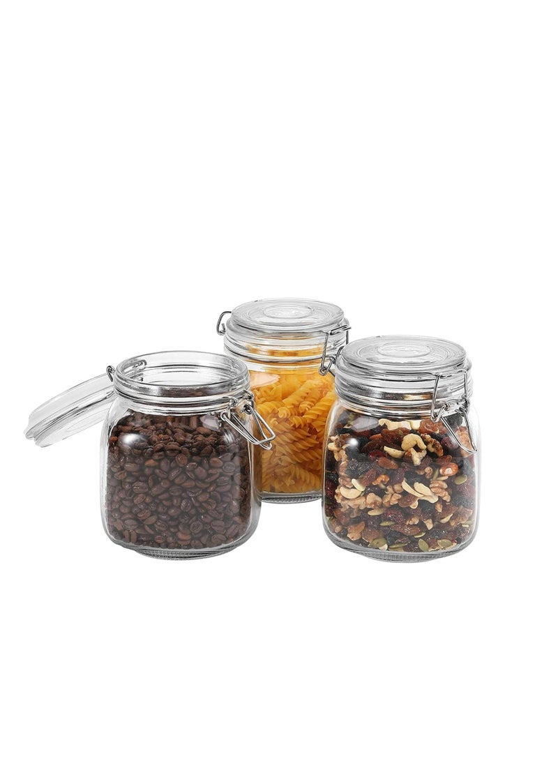 Food Storage Jars - Set (Set of 3-1000ml)