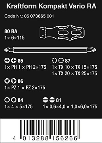 Wera KRAFTFORM Vario RA SB Vario-RATCHETDRIVER Magazine - Image 2