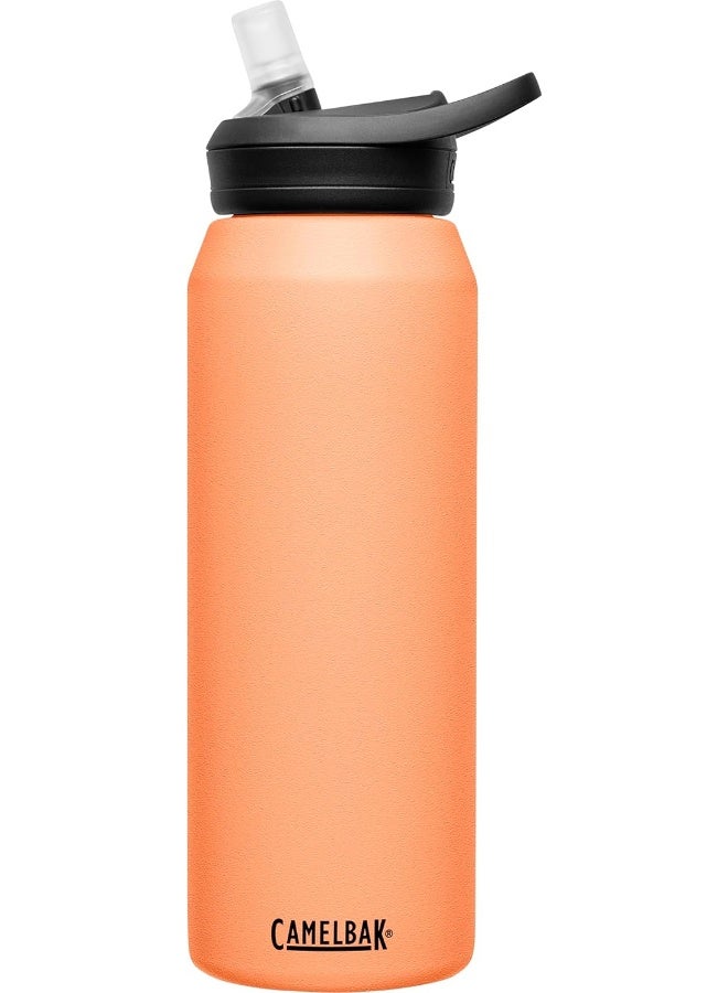 CAMELBAK زجاجة مياه CamelBak Eddy+ مع قشة 32 أونصة - فولاذ مقاوم للصدأ معزول، شروق الشمس في الصحراء - Image 1