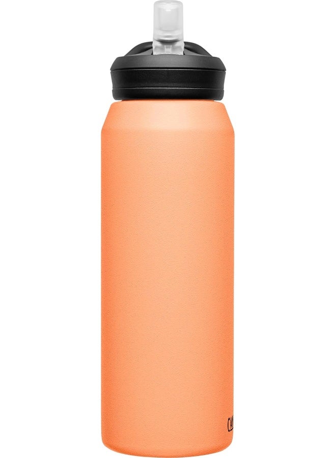 CAMELBAK زجاجة مياه CamelBak Eddy+ مع قشة 32 أونصة - فولاذ مقاوم للصدأ معزول، شروق الشمس في الصحراء - Image 3