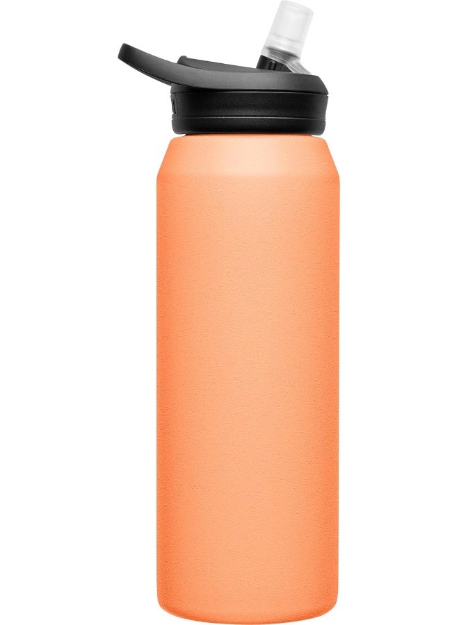 CAMELBAK زجاجة مياه CamelBak Eddy+ مع قشة 32 أونصة - فولاذ مقاوم للصدأ معزول، شروق الشمس في الصحراء - Image 4