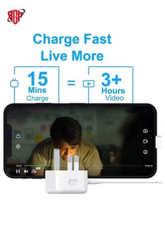 BGM 20W USB Fast Charger For iPad Pro 12.9 USB C to USB C Cable Fast Wall Charger And Plug Power Adapter For iPad Pro 11 inch 2021/2020/2018 iPad Mini 6th Pixel 6/5/3XL/Galaxy (1m)  - Image 4
