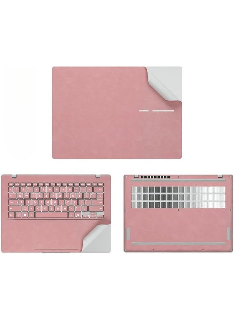 عام ملصق لابتوب متوافق مع ASUS VivoBook 14 (X1404VA) 14 بوصة، ملصق مضاد للخدوش فيلم دفتر جلد بثلاثة جوانب. - Image 1