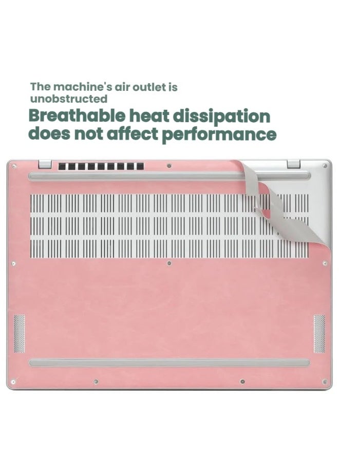 عام ملصق لابتوب متوافق مع ASUS VivoBook 14 (X1404VA) 14 بوصة، ملصق مضاد للخدوش فيلم دفتر جلد بثلاثة جوانب. - Image 3