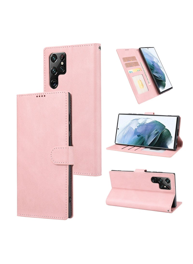 Suteni Flip Cover Card Slots Leather Phone Case for Samsung - Image 3