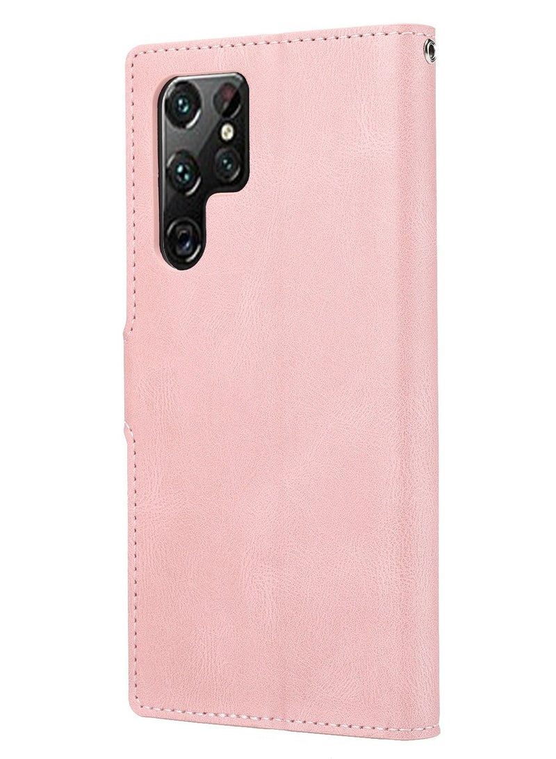 Suteni Flip Cover Card Slots Leather Phone Case for Samsung - Image 2