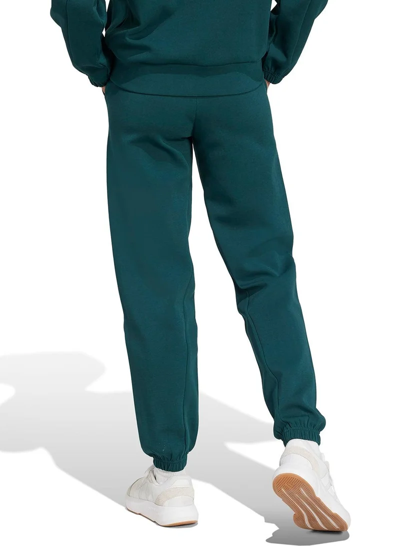 Adidas W Fi Sl Pt Green Training Pants For Women XS