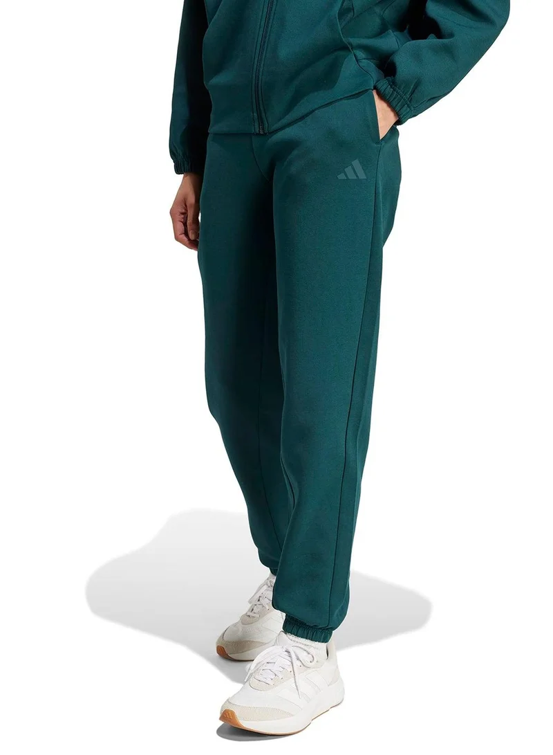 Adidas W Fi Sl Pt Green Training Pants For Women XS