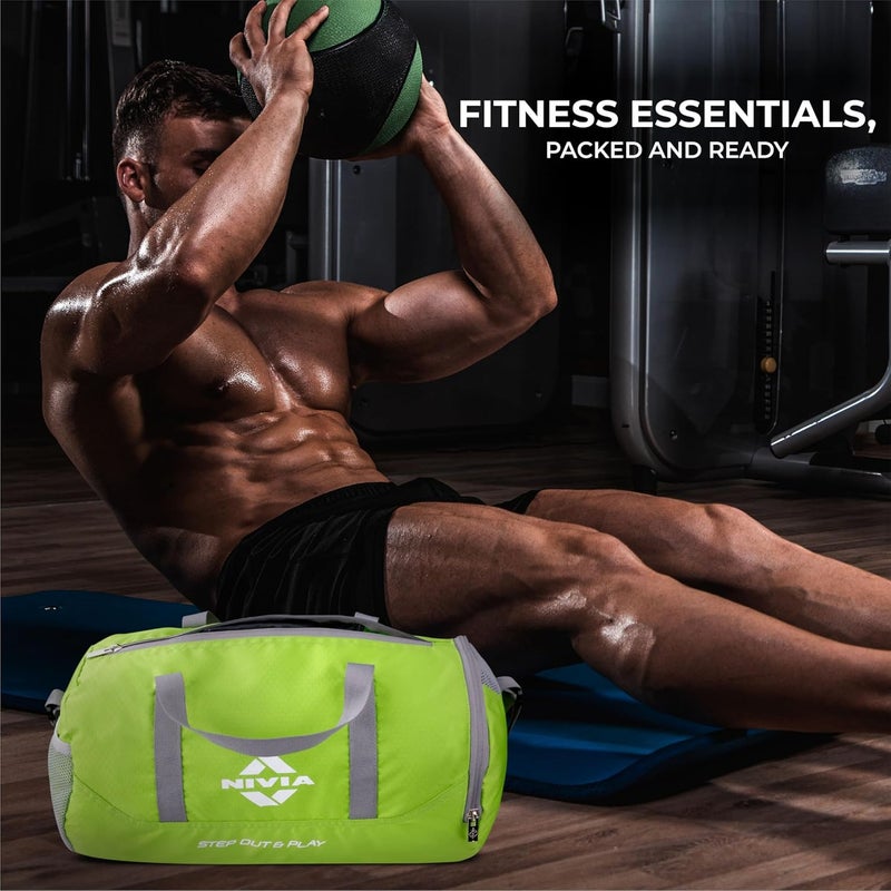 Nivia Beast Gym Bag - Green 15 Litre - Image 4