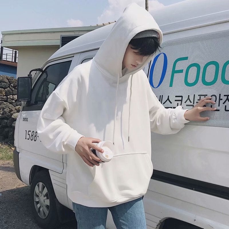 هودي رجالي كاجوال ربيع خريف رقيق موضة مشمش - Image 2