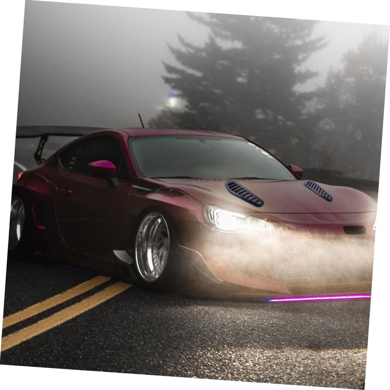 FAVOMOTO 2pcs Simulated Covers for Car Hood Easy to Install Decorative Stickers Engine Bay Styling Accessories - Image 3