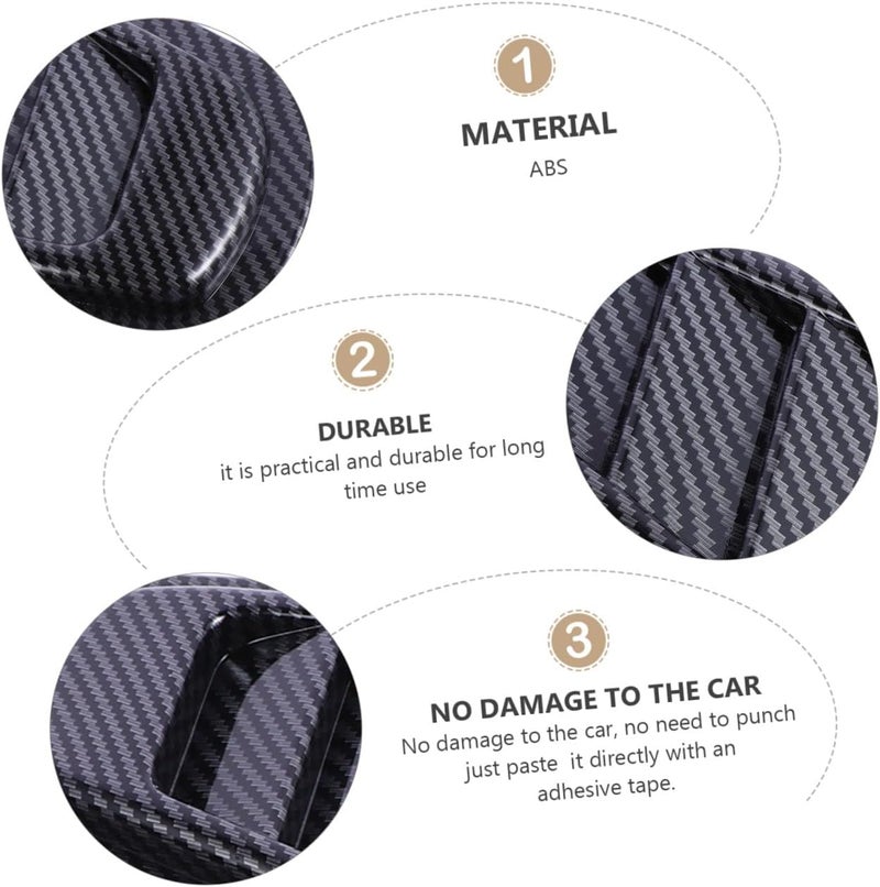 FAVOMOTO 2pcs Simulated Covers for Car Hood Easy to Install Decorative Stickers Engine Bay Styling Accessories - Image 2