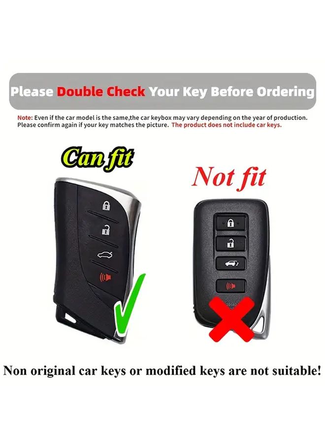 Black TPU Key Case for Lexus ES RX NX LC LS GX Durable Flexible Car Accessories - Image 3