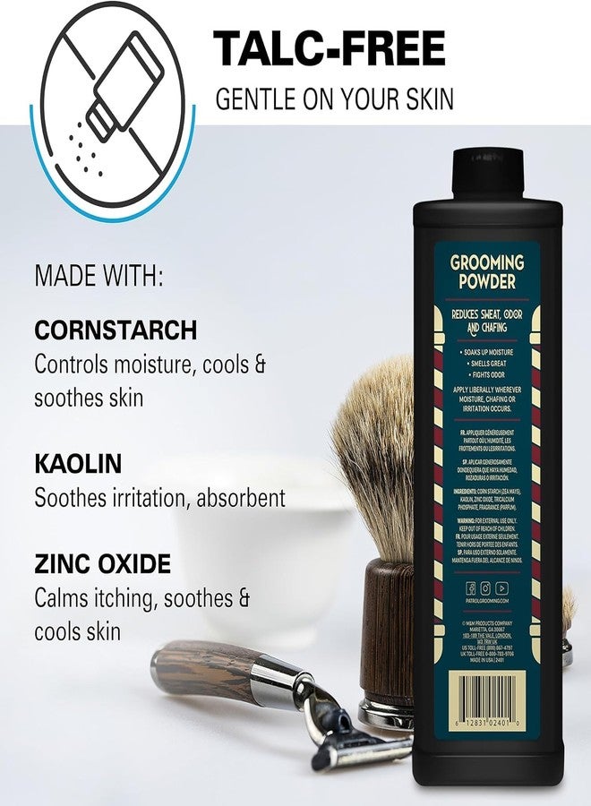 Bump Patrol Barber Pro Grooming Powder - Talc Free Hair and Body Powder for Men - Protects Against Sweat, Odor, and Chafing From Head to Toe for All Skin Types - 14 Ounce (Pack of 1) - Image 2