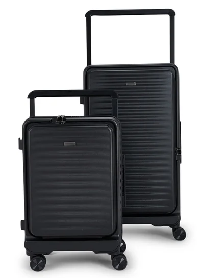 LIMRA Travel Bags From Limra Made Of PC , Consisting of Two Pieces , Size 20"-29" Inches, Black Color