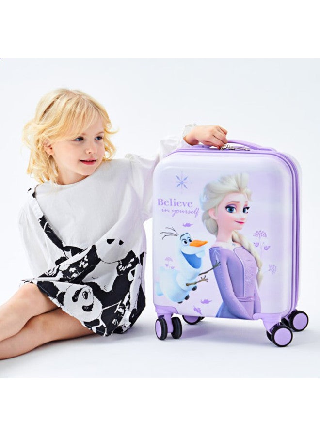 Mesuca X Disney Frozen Children's Luggage 18-inch With Lock Travel Suitcase Girls Double-sided Cartoon Carry-on Luggage - Image 2