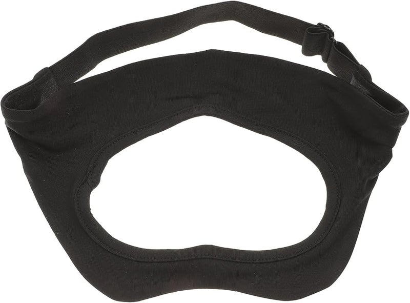 Adjustable VR Headset Sweat Band And Eye Mask Cover Black Breathable Quick Dry Face Padding - Image 1