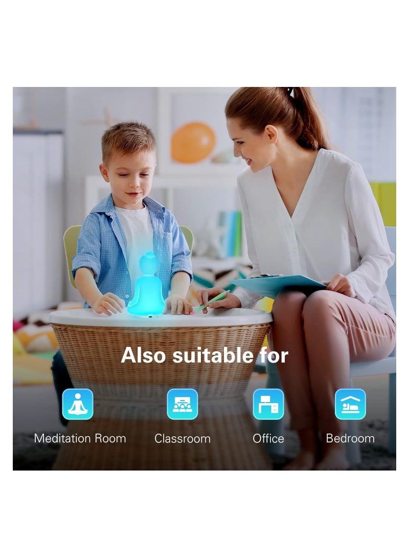 SOLARAE Mindful Breathing Yoga, Guided Visual Meditation Breathing Light for Mindfulness, Slow Down Your Breathing, Calm Your Mind, Stress Relief Gift Kids Adults, Mindfulness Gifts, Learn Deep Breathing - Image 3