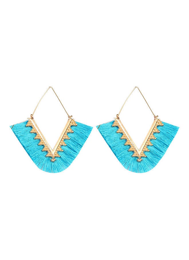 NIBEMINENT - V Tassel Dangle Earrings - Image 1
