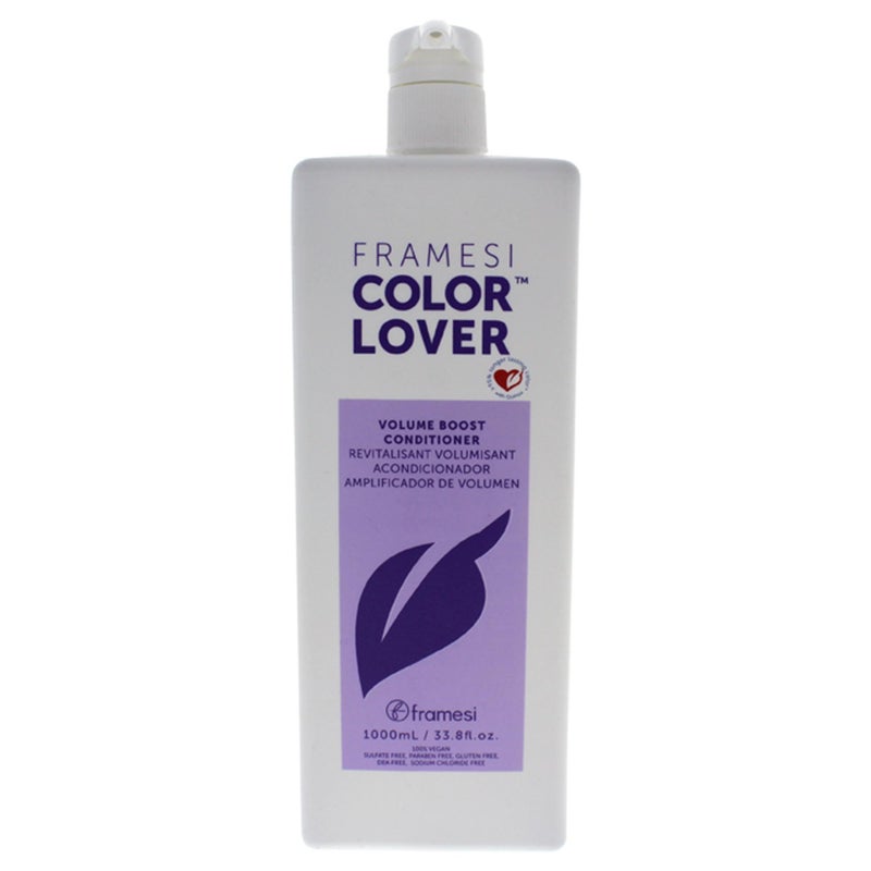 Framesi Color Lover Volume Boost Conditioner 338 fl oz Sulfate Free Volumizing Conditioner with Quinoa and Coconut Oil Color Treated Hair