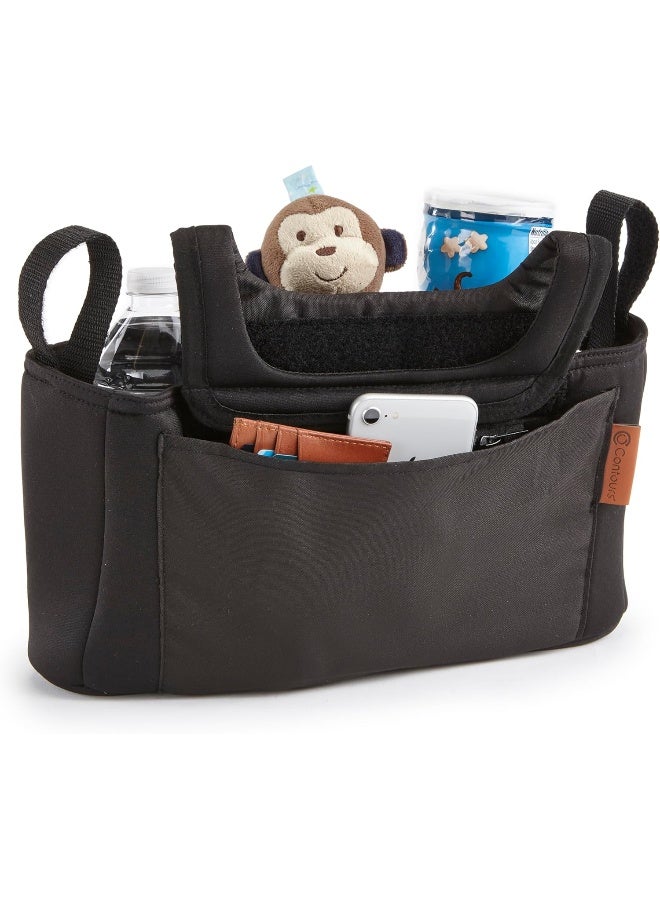 Contours عربة كونتورز واغن وملحق منظم الوالدين - متوافق مع عربات كونتورز واغن المختارة - أسود - Image 1