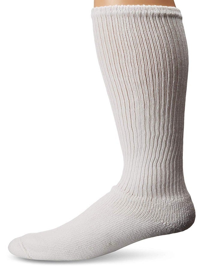 WigWam King Cotton High Socks, Large, White - Image 1