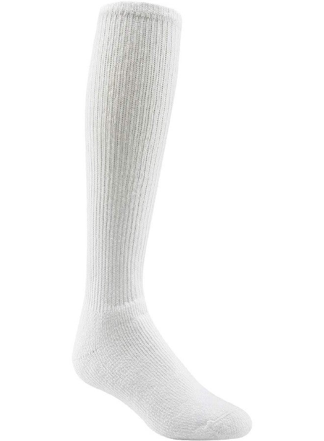 WigWam King Cotton High Socks, Large, White - Image 2