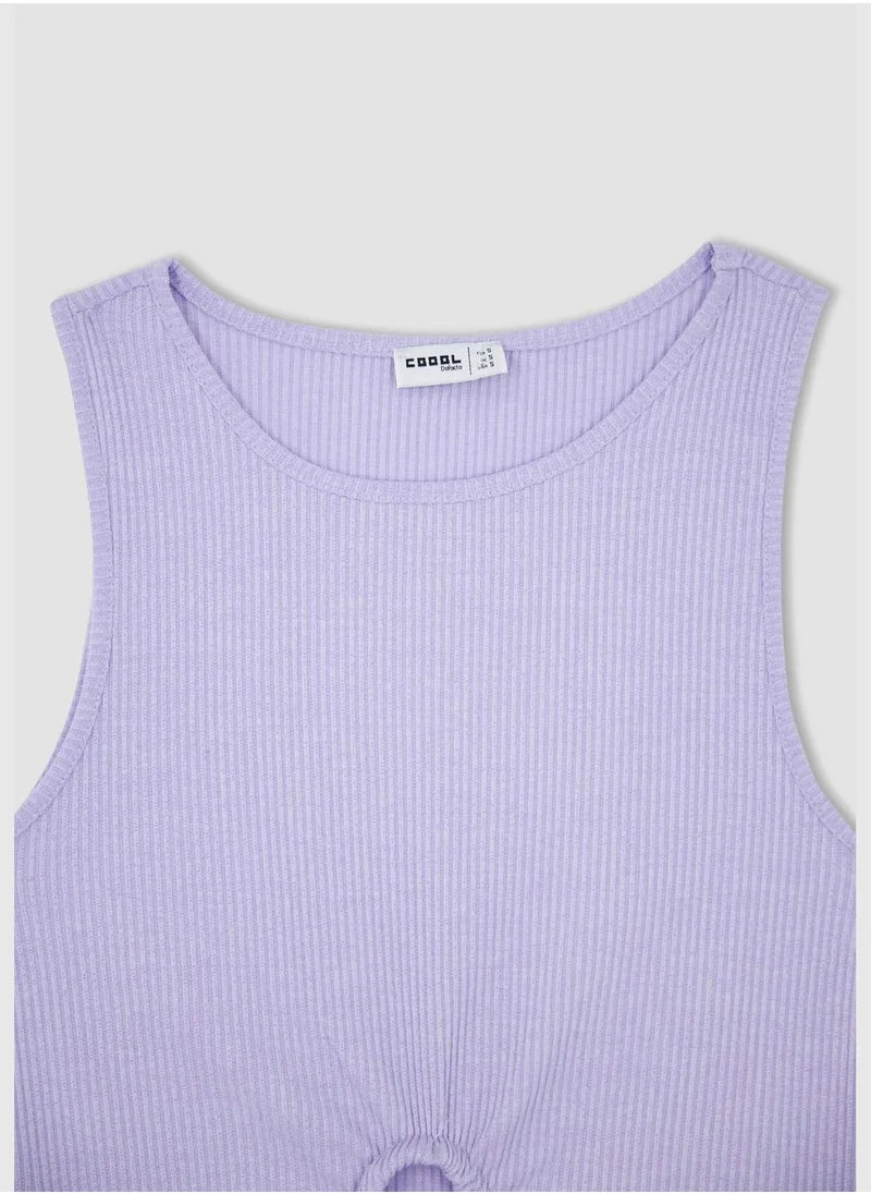 DeFacto Fitted Sleeveless Tie Strap Vest