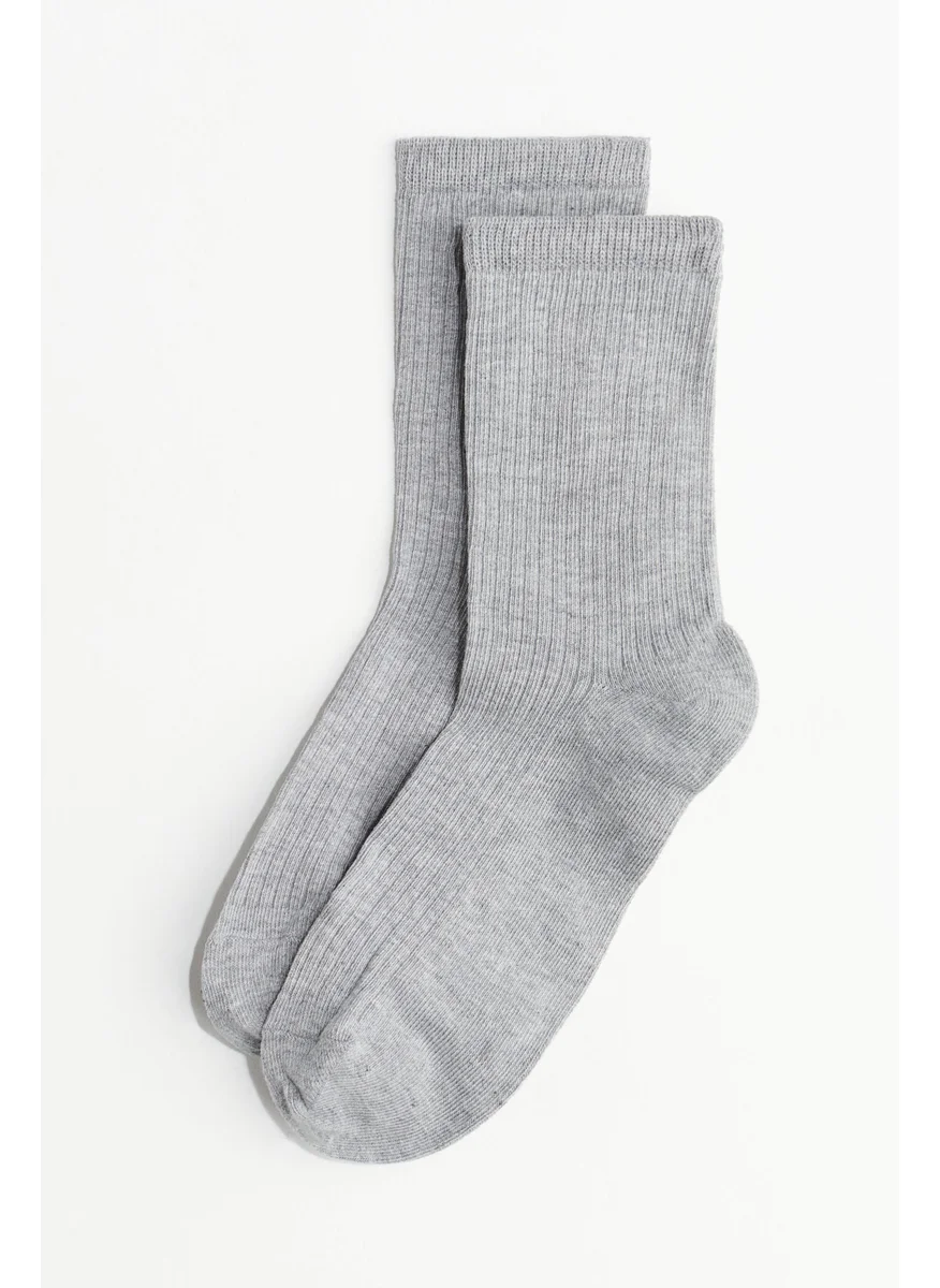 H&M 5-Pack Rib-Knit Socks