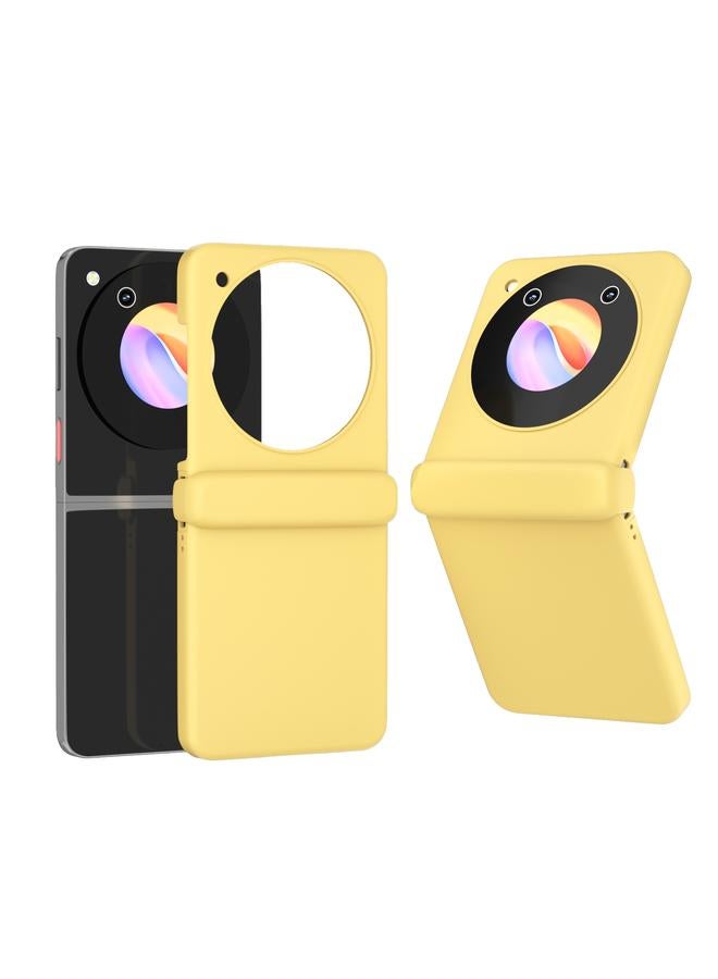 Case For ZTE Libero Flip/nubia Flip 3 in 1 PC Frosted Full Coverage Phone Case with Hinge