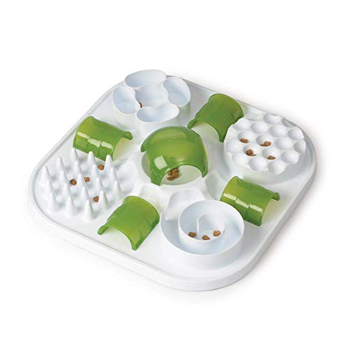 Catit Play Cat Treat Puzzle, Interactive Cat Toy, 43010, White - Image 4