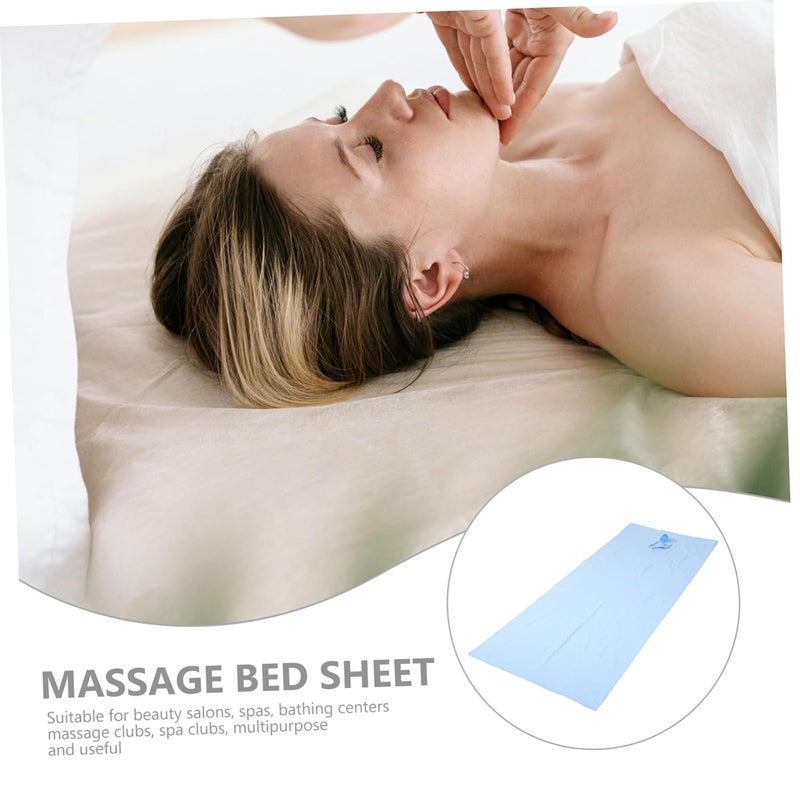 Dense material Ipetboom Thick Cotton for Massage Spa Beauty Salon Washable Bed Sheet Hole Queen Fitted Sheet Compact design - Image 4