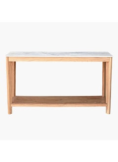 Home Box Midtown Marble Top Console Table With Shelf 137 x 76 x 40 cm  - Image 2