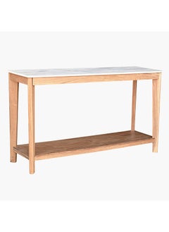 Home Box Midtown Marble Top Console Table With Shelf 137 x 76 x 40 cm  - Image 1