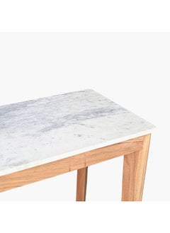 Home Box Midtown Marble Top Console Table With Shelf 137 x 76 x 40 cm  - Image 3