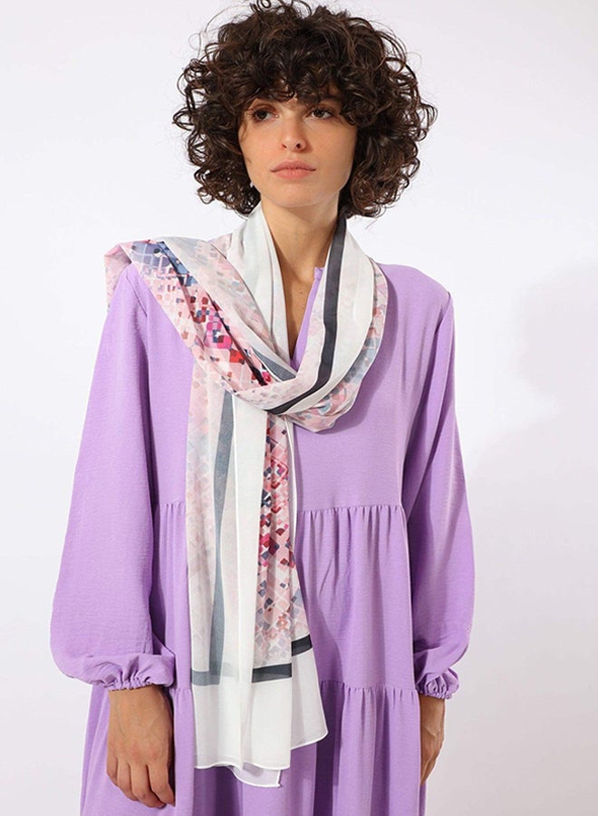 Carina Colored Chiffon Scarf - Image 3