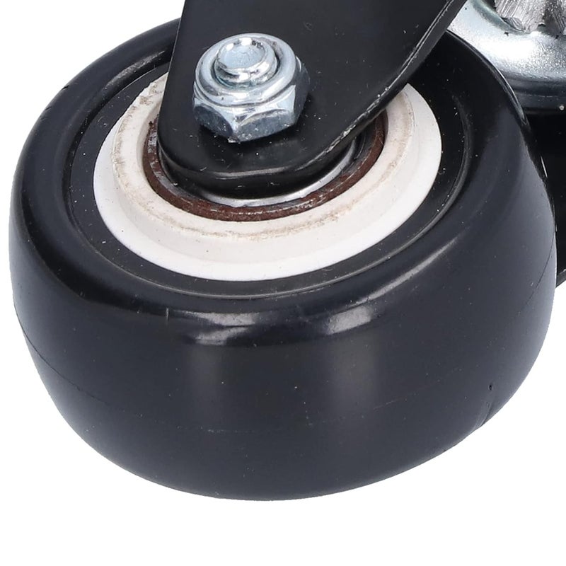 4 Pcs 2 Inch Stem Casters Sealed Double Bearings 462 LB Capacity for Medical Equipment Shelving - Image 4