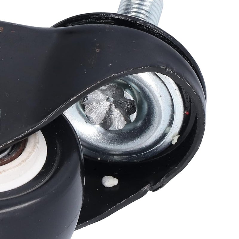 4 Pcs 2 Inch Stem Casters Sealed Double Bearings 462 LB Capacity for Medical Equipment Shelving - Image 5