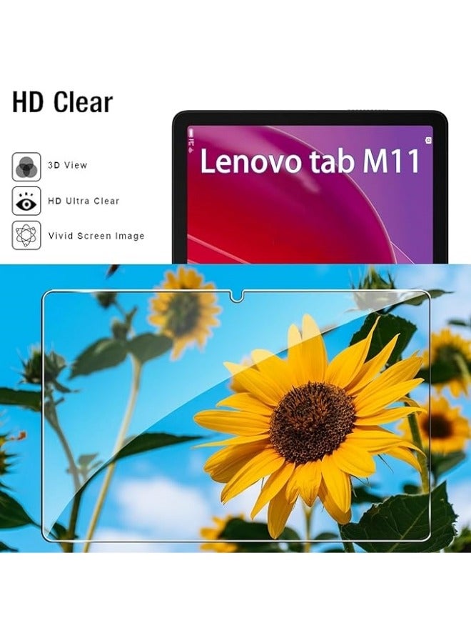general [2 Pack] Tempered Glass Compatible with Lenovo Tab M11 11 inch 2024 Screen Protector Tempered Glass, Bubble Free, 9H Hardness, Scratch Resistant - Image 2